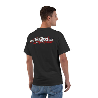 THIS ROCKS!™ "Crank It™" T-Shirt — Vintage Speaker Graphic Tee for Music Lovers