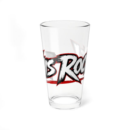 THIS ROCKS!™ 16oz Beer & Cocktail Pint Glass