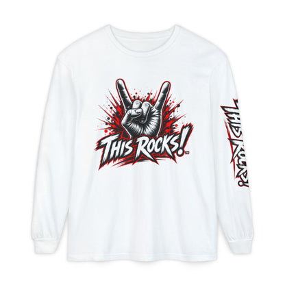 THIS ROCKS!™ "Horns Up Logo"™ Long Sleeve T-Shirt