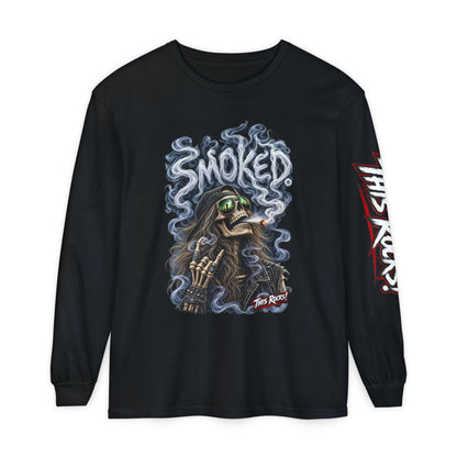 THIS ROCKS!™ "Smoked Skeleton™" Long Sleeve Tee