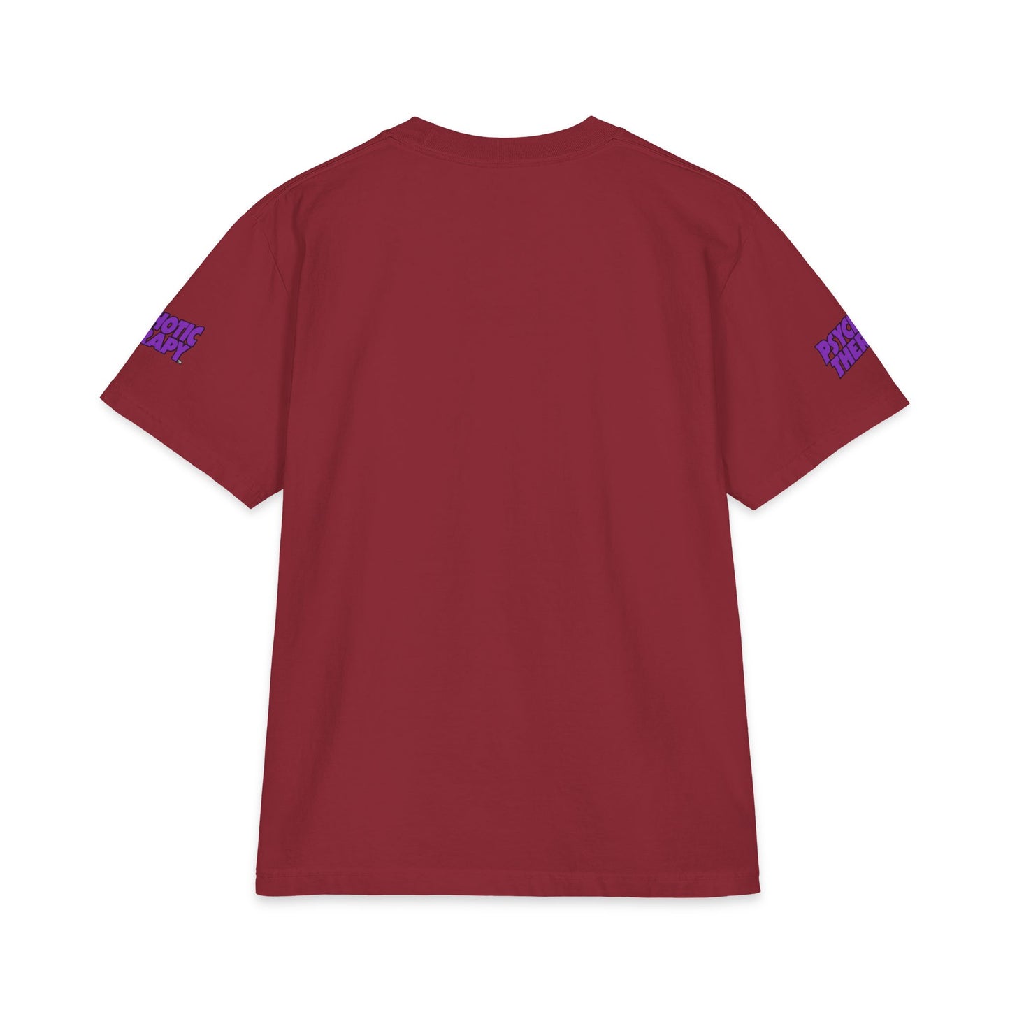 Official PSYCHOTIC THERAPY™ Graphic Tee — Bold Purple Logo Short Sleeve Shirt