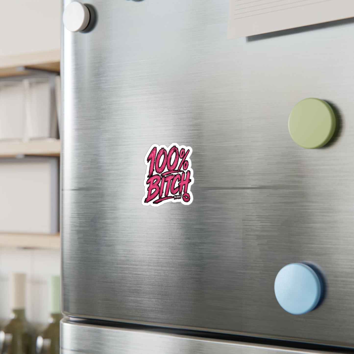 THIS ROCKS!™ "100% Bitch"™ Vinyl Decal