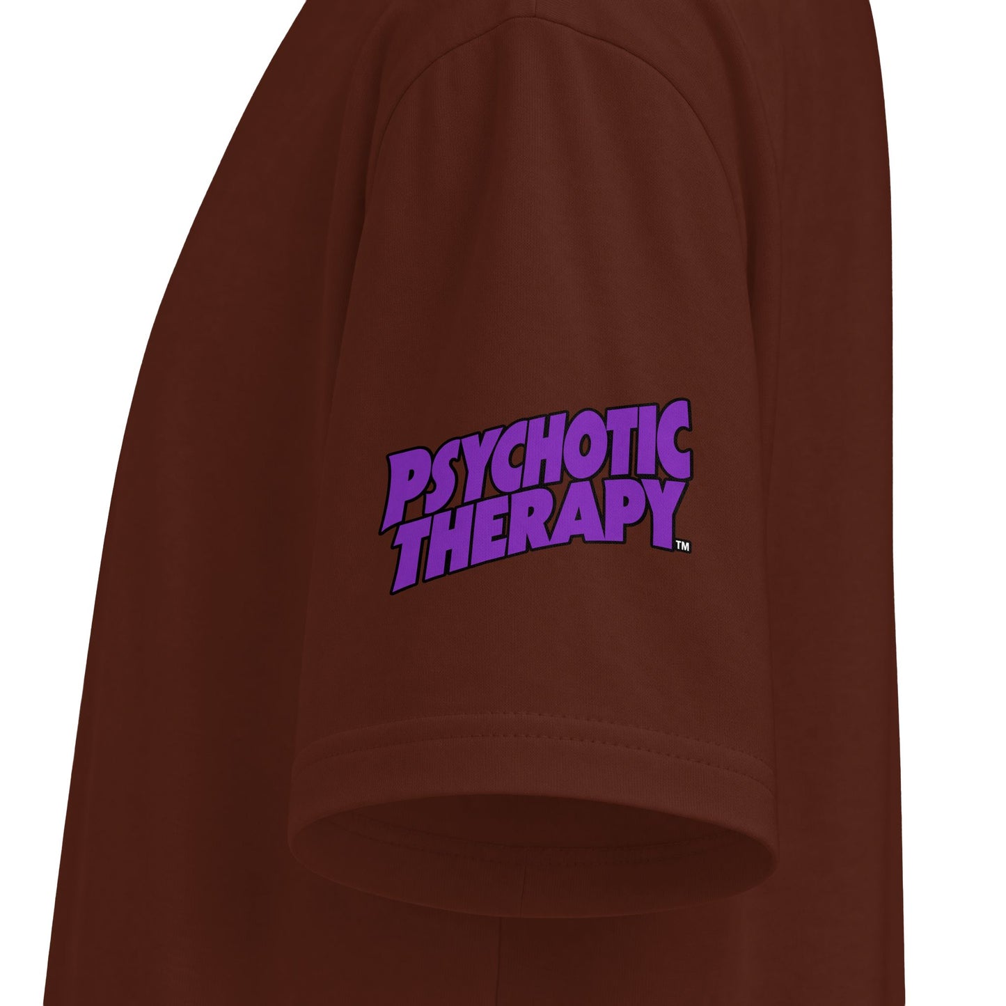 Official PSYCHOTIC THERAPY™ Graphic Tee — Bold Purple Logo Short Sleeve Shirt