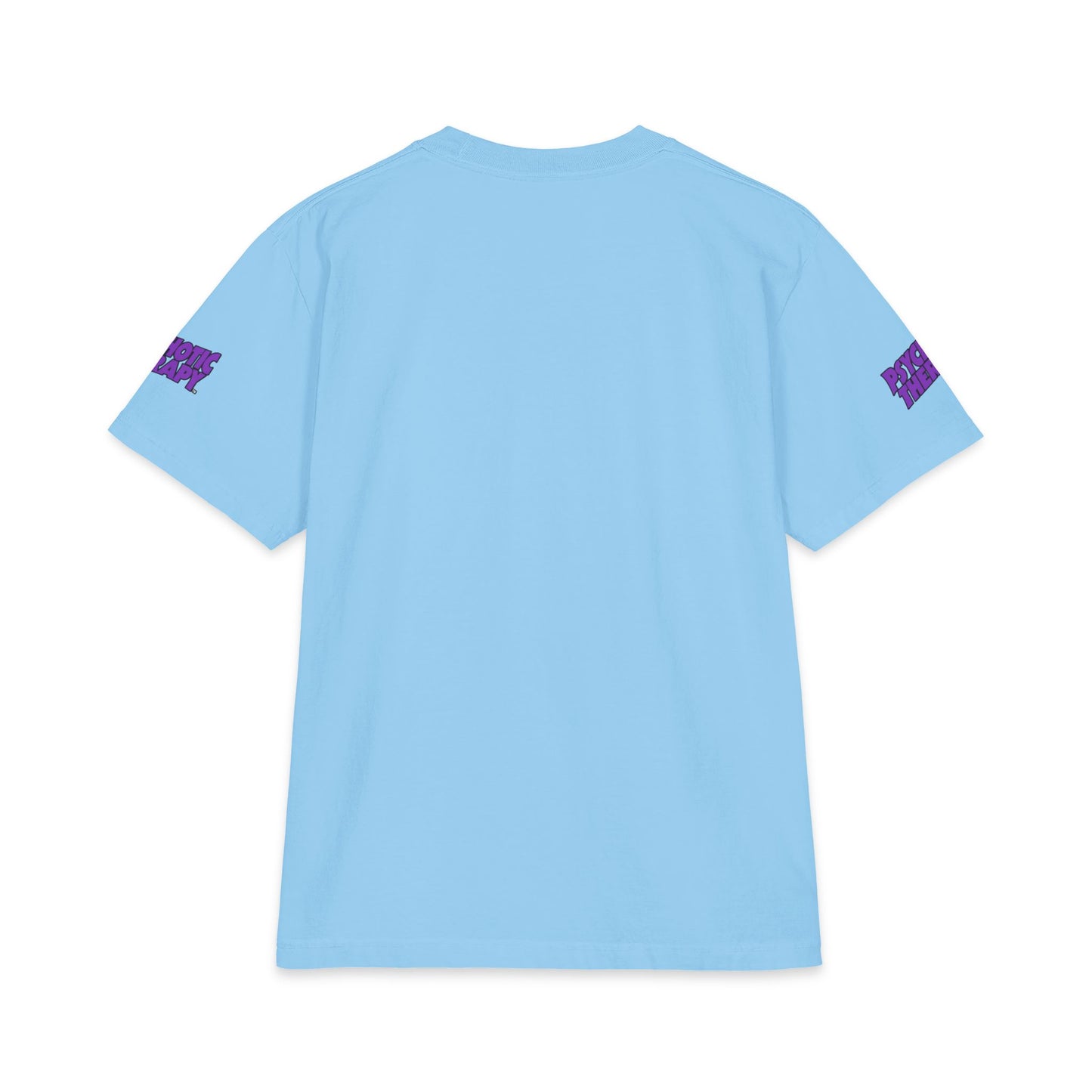 Official PSYCHOTIC THERAPY™ Graphic Tee — Bold Purple Logo Short Sleeve Shirt