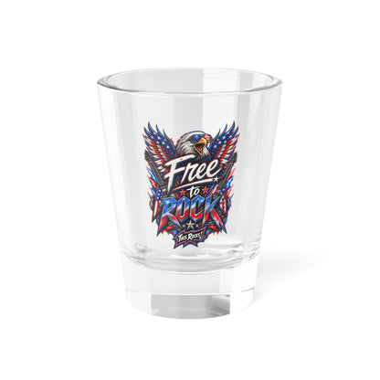 THIS ROCKS!™ "Free To Rock™" Shot Glass