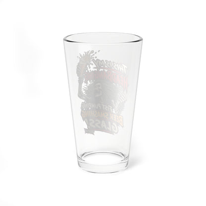 THIS ROCKS!™ "This Is My Headbanging Fist-pumping Beer-smashing Glass"™ 16 oz. Pilsner Glass