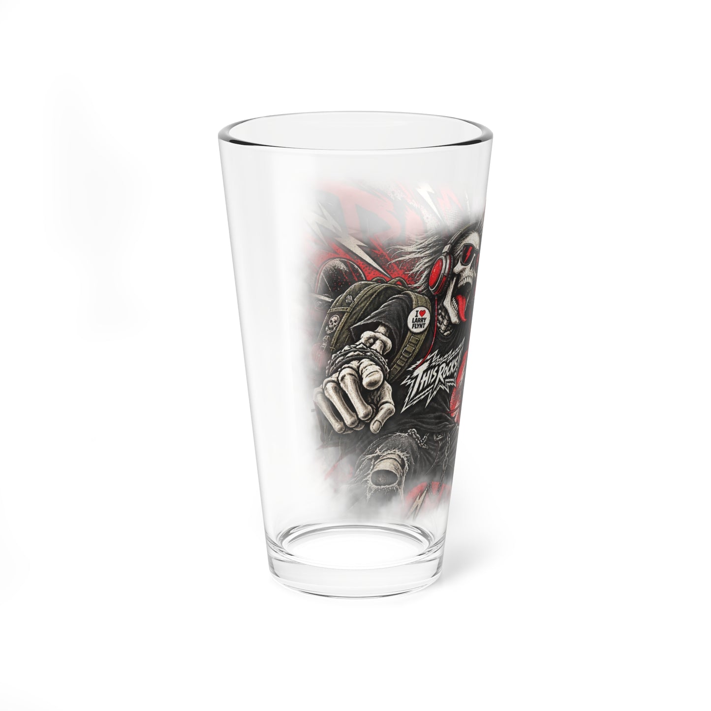 THIS ROCKS!™ "Blast Yer Ears"™ Beverage Glass (16 oz)