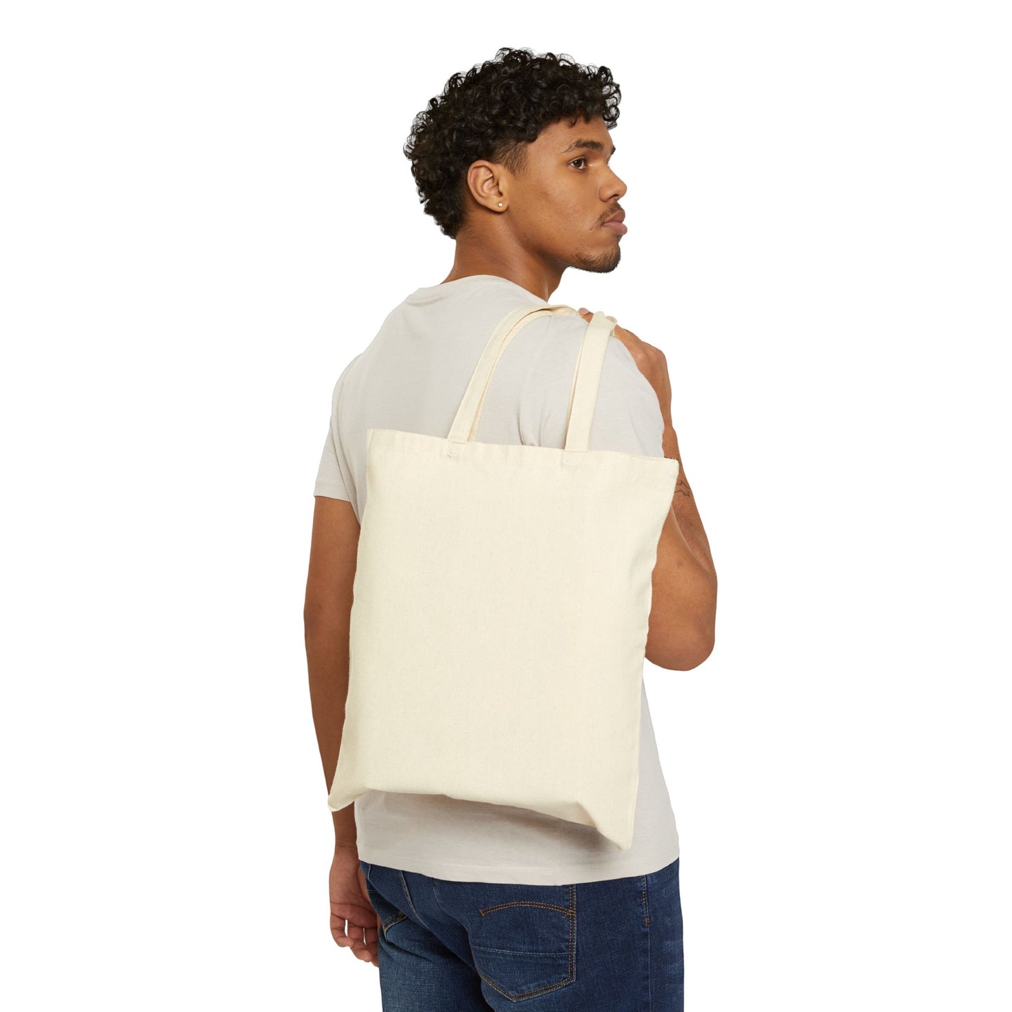 THIS ROCKS!™ "100% Metal"™ Tote Bag —  Vintage Rock Cotton Canvas Tote
