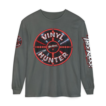 THIS ROCKS!™ "Vinyl Hunter"™ Long Sleeve Tee
