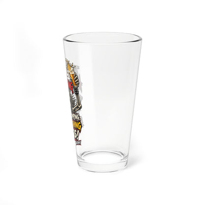 THIS ROCKS!™ "This Is My Headbanging Fist-pumping Beer-smashing Glass"™ 16 oz. Pilsner Glass