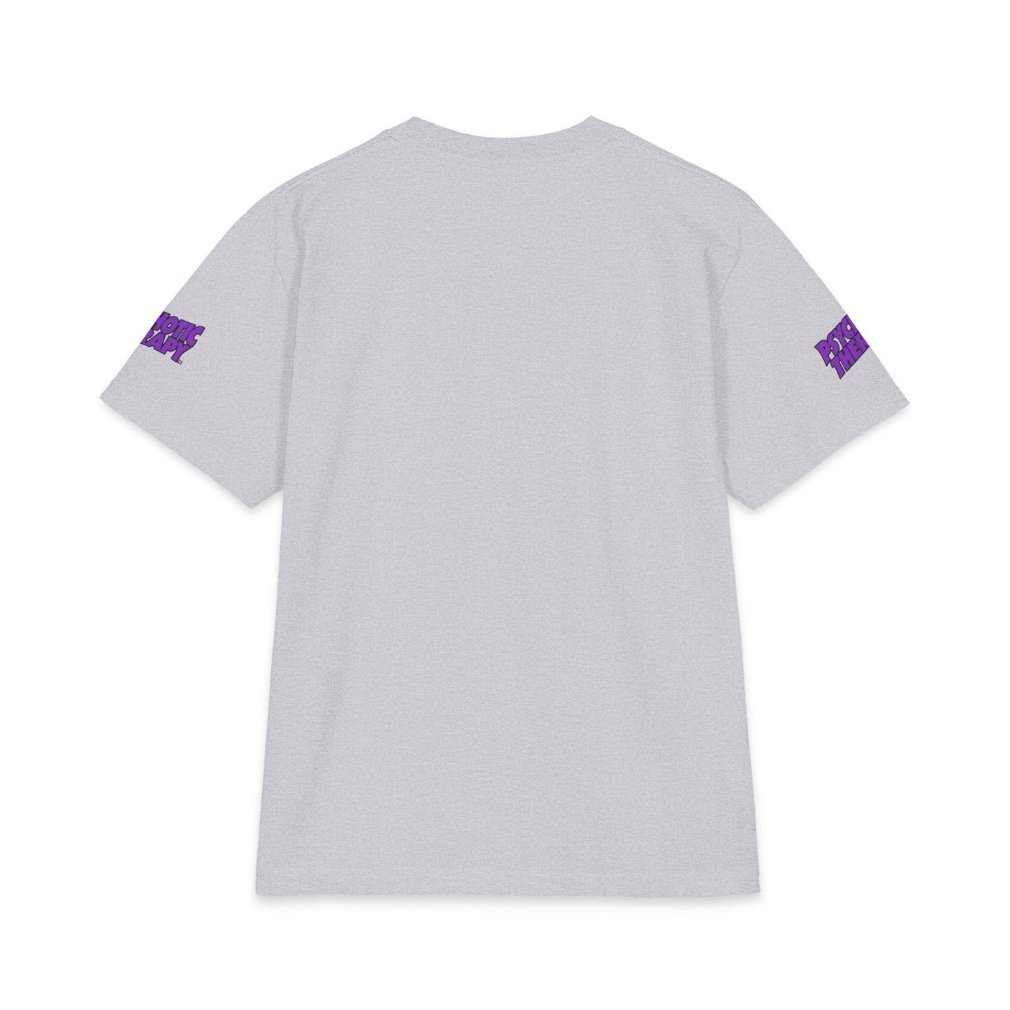 Official PSYCHOTIC THERAPY™ Graphic Tee — Bold Purple Logo Short Sleeve Shirt