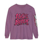 THIS ROCKS!™ "100% Bitch"™ Long Sleeve Tee