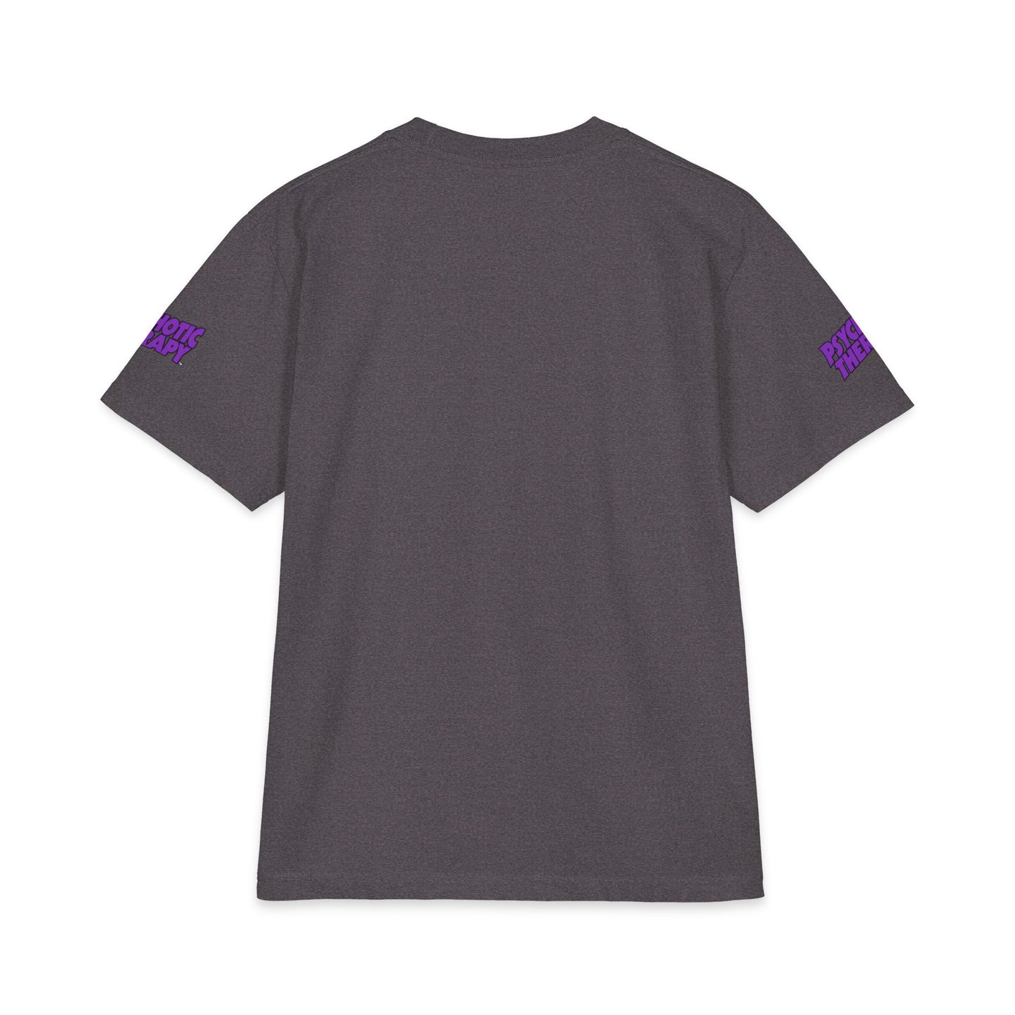 Official PSYCHOTIC THERAPY™ Graphic Tee — Bold Purple Logo Short Sleeve Shirt