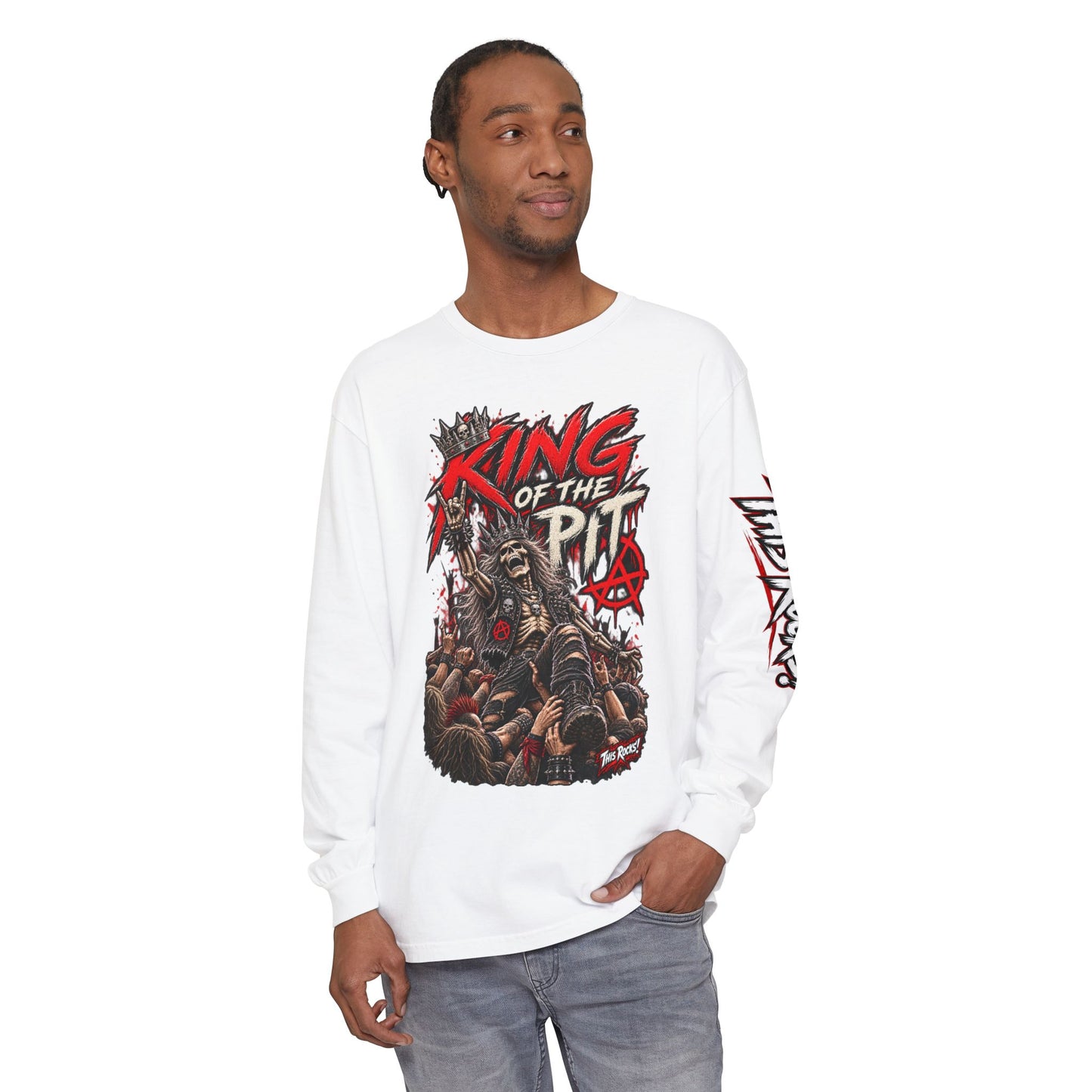 THIS ROCKS!™ "King Of The Pit"™ Long Sleeve Tee