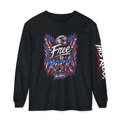 THIS ROCKS!™ "Free To Rock"™ Long Sleeve T-Shirt