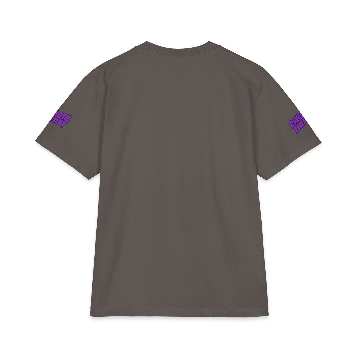 Official PSYCHOTIC THERAPY™ Graphic Tee — Bold Purple Logo Short Sleeve Shirt