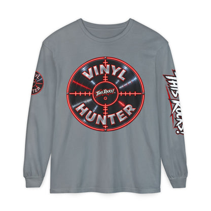 THIS ROCKS!™ "Vinyl Hunter"™ Long Sleeve Tee