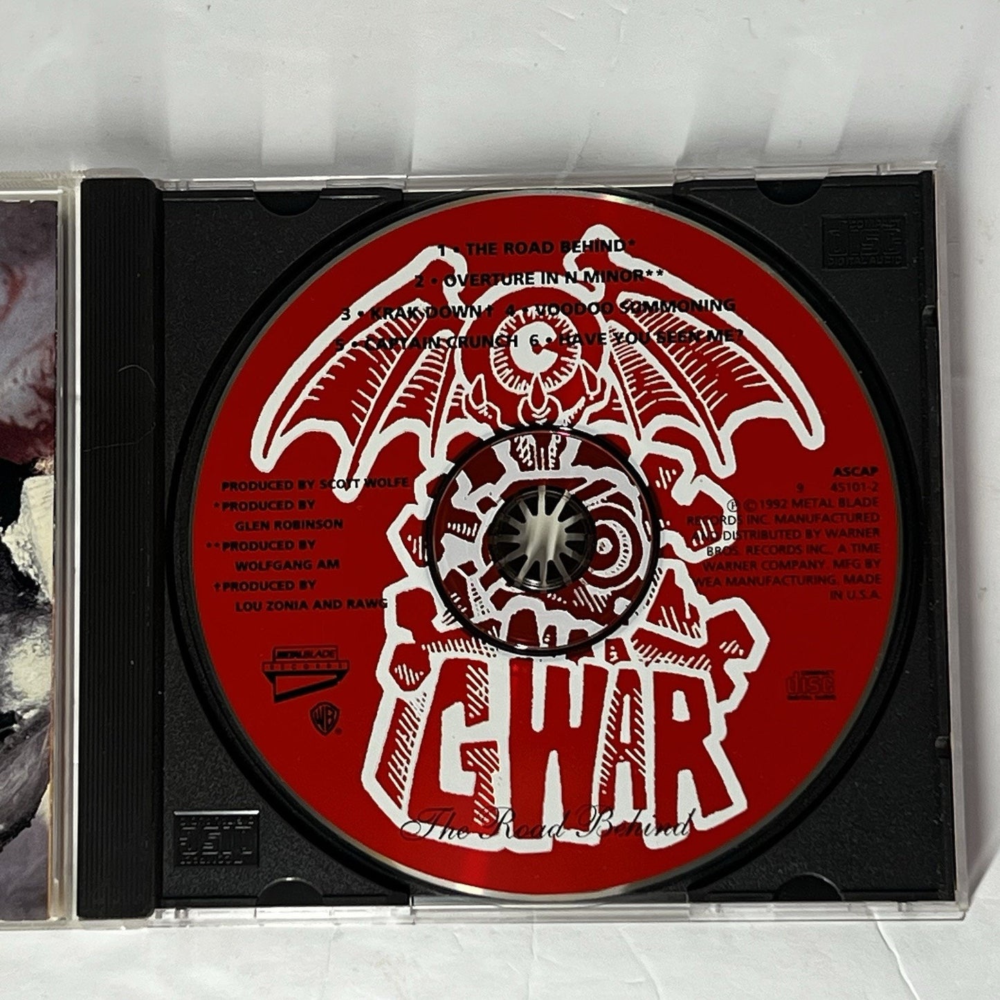The Road Behind [EP] by GWAR (CD, Jul-1998, Metal Blade Records)